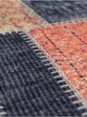 KADIMA DESIGN Teppich Flachgewebe Waschbar Patchwork PIZOL Strapazierfähig OEKO-TEX