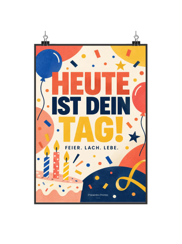 Wandbild Kerze modern Design mit Spruch in Weiß
