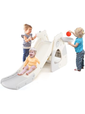 COSTWAY Kinder Rutsche in Grau