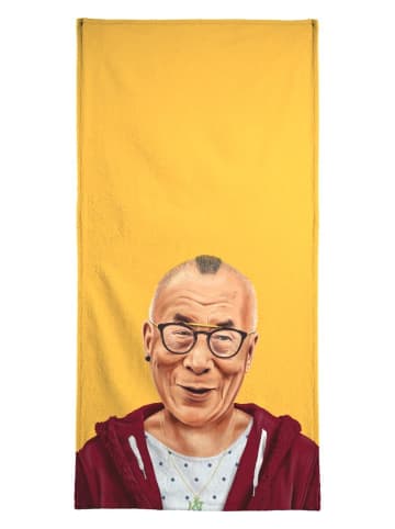 Juniqe Strandtuch "Dalai Lama" in Bunt