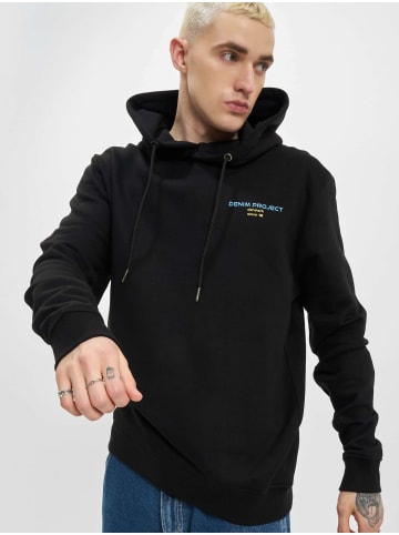 DENIM PROJECT DENIM PROJECT Denim Project Dplogo Color Details Hoodie in black