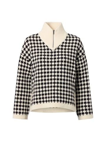 MOSS COPENHAGEN Pullover MSCHAmaria in ecru schwarz - 0001