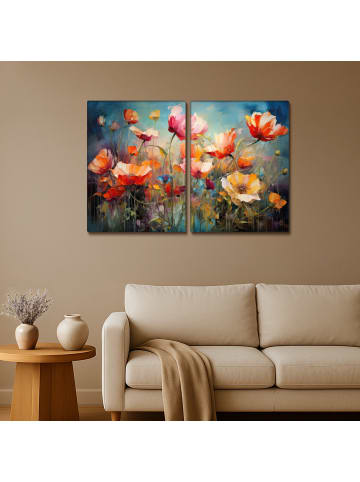 OnlyWow Leinwandbild 2er Set