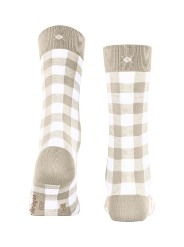 Burlington Vichy Socke in Gravel