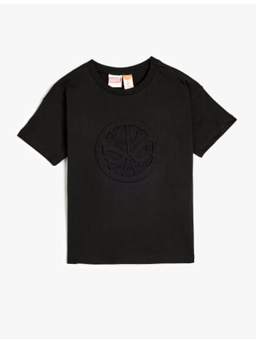 KOTON T-shirt in Schwarz