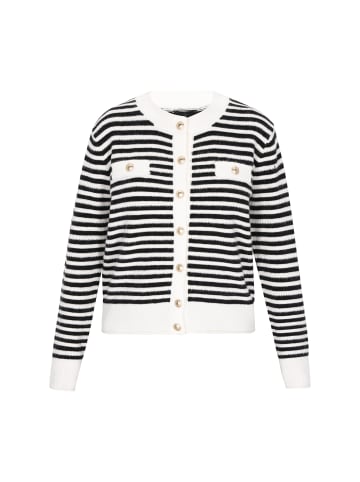 DreiMaster Klassik Women Cardigan in black offwhite