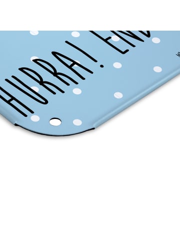 Mr. & Mrs. Panda tafel Bär Schultüte mit Spruch in Blau Pastell