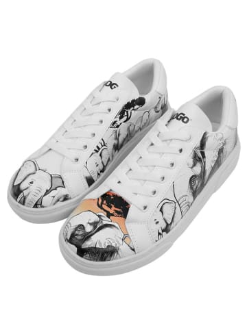 Dogo Ace Sneakers - Sunset Animals in Weiß