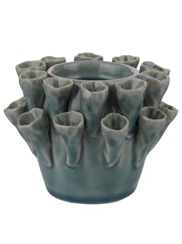 Butlers Teelichthalter CORAL in Türkis