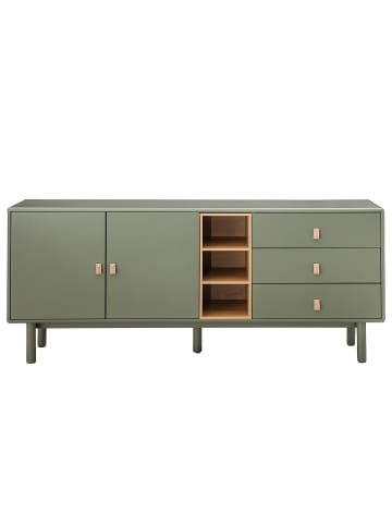 home24 Sideboard LINDALE 180 cm in Olivgrün