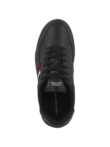 Tommy Hilfiger Sneaker low Supercup Leather Stripes in schwarz