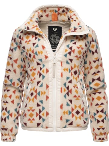 ragwear Sweatjacke Nordicka Aztec in Beige