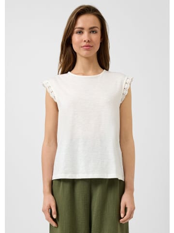 QS T-Shirt in 0200_creme