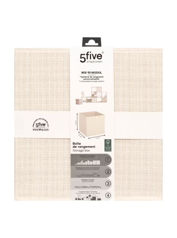 5five Simply Smart Textilbox in beige