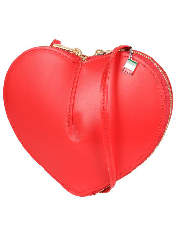 Florence Florence Umhängetasche Leder rot ca. 22cm