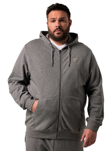Men Plus Sweatshirt in grau melange