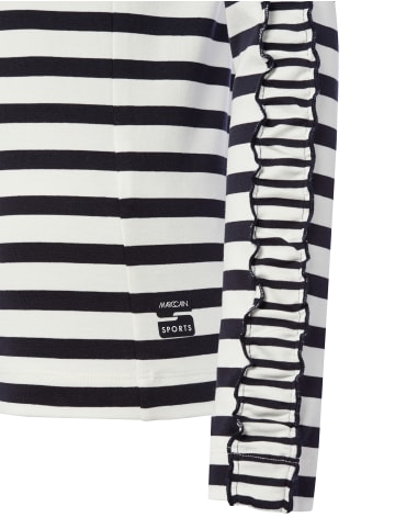 MARC CAIN SPORTS  Shirt in ecru schwarz