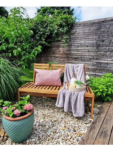 JACK 1x Outdoor Kissenhülle 30x50cm Uni in Altrosa