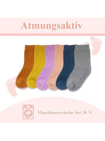Yalion 12 Paar Antirutschsocken  ABS