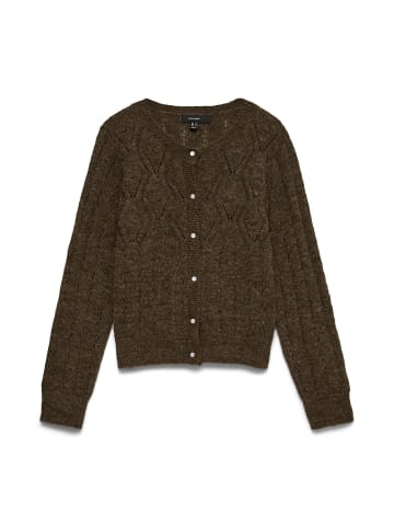 Vero Moda Strickjacke in Chocolate Torte