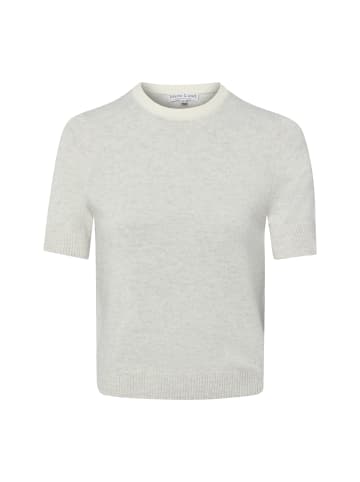 Marie Lund Strickshirt in hellgrau - 0001