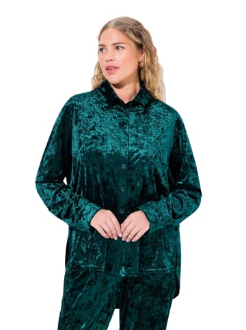 Ulla Popken Hemdbluse in tannengrün