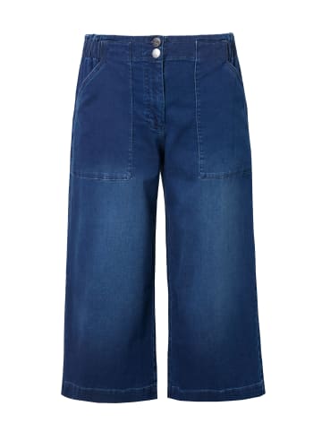 Ulla Popken Jeans in dark blue denim