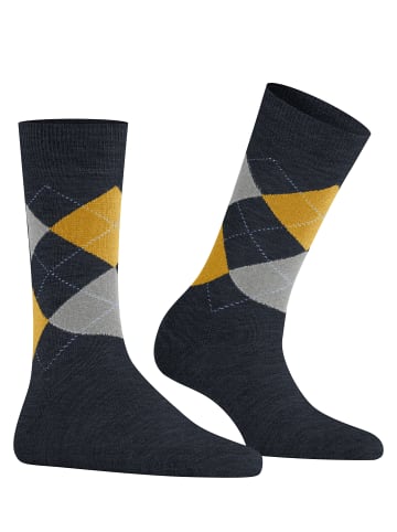 Burlington Socken Melange Marylebone in Koenigsblau