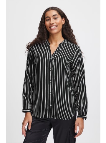 b.young Langarmbluse BYFABIANNE STRIPE SHIRT - 20807499 20807499 Damenbluse Lamgarm in Schwarz