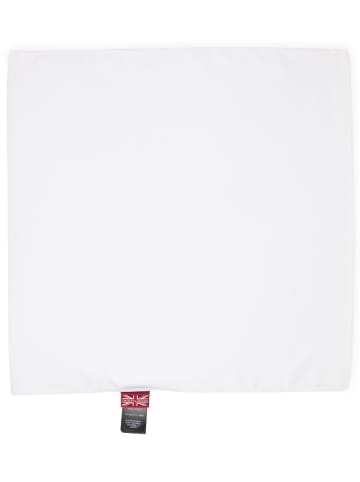 Finshley & Harding London Krawatte und Einstecktuch in marine bordeaux - 0001