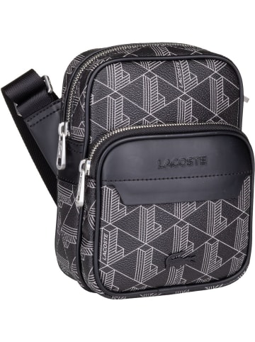 Lacoste Umhängetasche The Blend Small NH4409LX in Monogramm Noir Gris