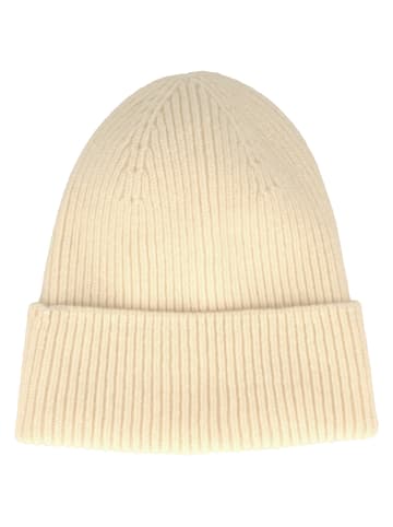BREITER Strickmütze in beige