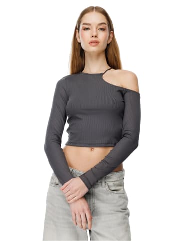 Alexa Dash Blouse in Anthrazit