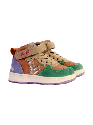 Victoria Leder-Sneaker für Kinder Beige