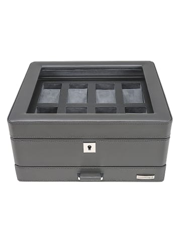 Windrose Schmuckkasten 26.5 cm in grau