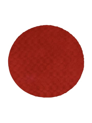 Vivorum Teppich Royal in rötlich - rund
