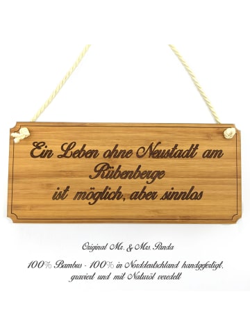 Mr. & Mrs. Panda Türschild Neustadt am Rübenberge mit Spruch in Keine Angabe