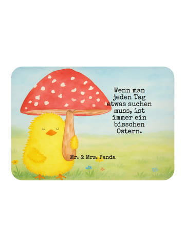 Mr. & Mrs. Panda Magnet Küken Fliegenpilz Design mit Spruch in Weiß