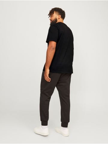 Jack & Jones 2er-Set Plus Size T-Shirt Logo in Schwarz-Weiß