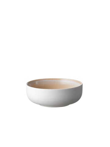 Studio Round Schale North in Matte white/Matte sand