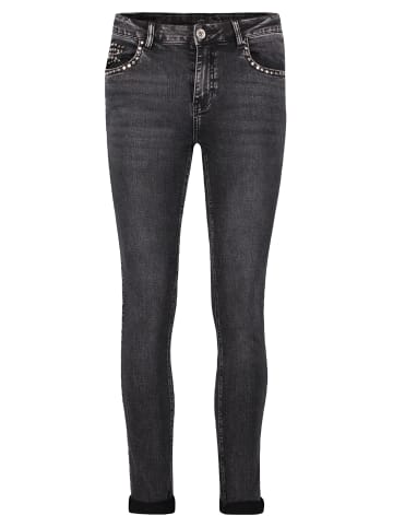 Betty Barclay Basic-Jeans mit Waschung in Dark Grey Denim