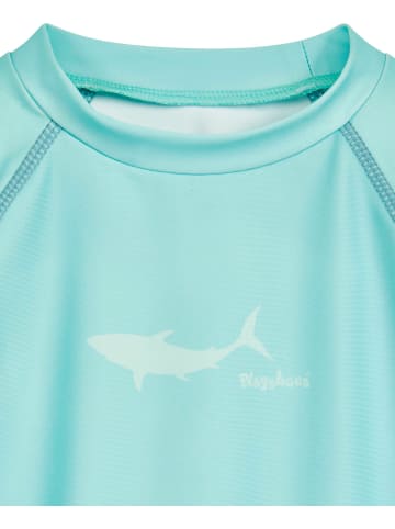 Playshoes UV-Schutz Bade-Shirt 1/1-Arm Hai in türkis