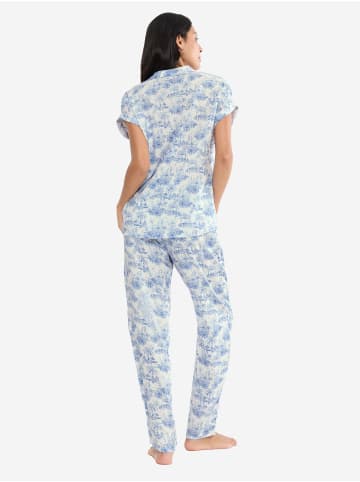 Triumph Pyjama Red Label Boyfriend Fit in BLUE - LIGHT COMBINATION