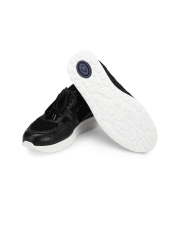 VITAFORM Hirschleder Sneaker in schwarz