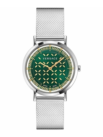 Versace Analoguhr für Damen in silber