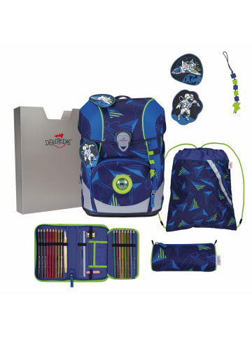 DerDieDas DerDieDas ErgoFlex Tiny LED Moon Mission Schulranzenset 5-teilig