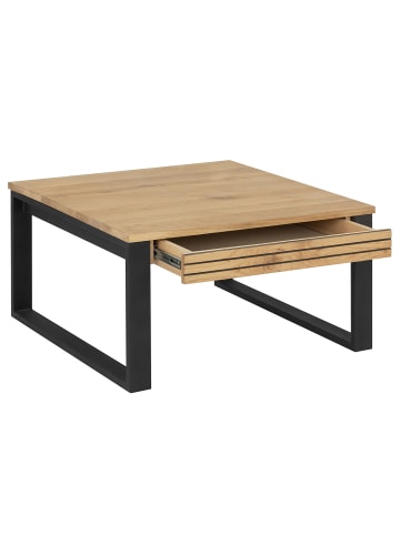 home24 Massiver Couchtisch Kelemu Typ B in Eiche