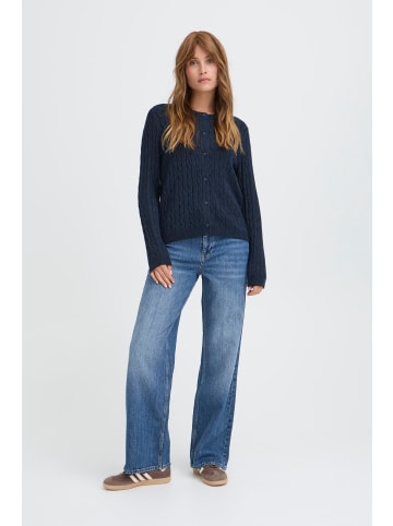 Pulz Strickjacke PZSTEFFI Regular fit in Dark Sapphire Melange