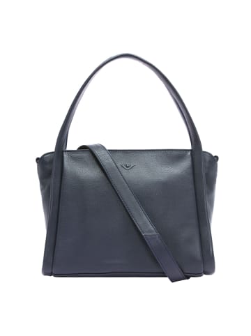 VLD VOi Leather Design 4Seasons Schultertasche Leder 29 cm in blau