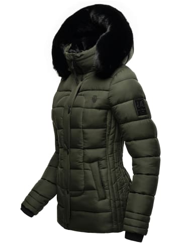 Marikoo Winterjacke Qesraa in Dark Olive